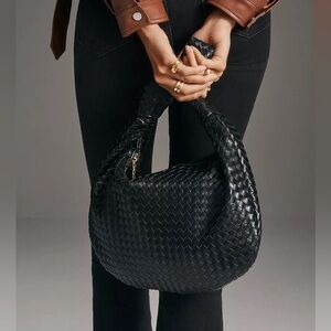 The Brigitte Satchel by Melie Bianco in Black